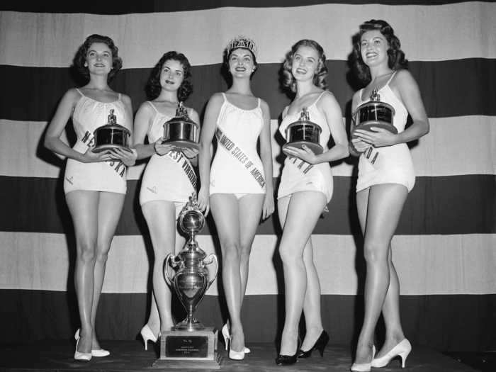 In those early years, Miss USA was essentially a preliminary phase in the Miss Universe contest.