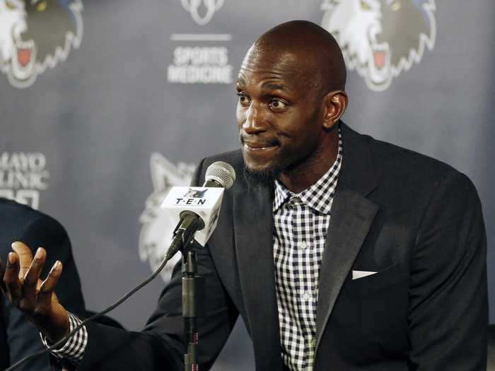 Garnett, who was 40 at the time, decided not to play the second year of the contract. As part of that deal, he was given the option to take a front-office job for the 2016-2017 season.