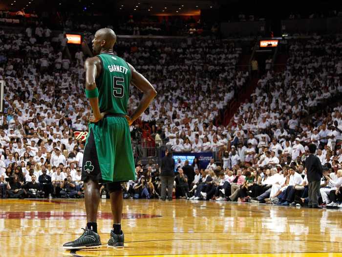 Garnett nearly retired after the 2011-2012 season with $282 million in career earnings.