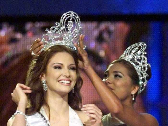 Denise Quiñones won the Miss Universe title in 2001.