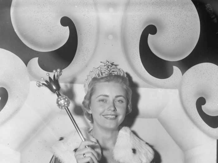 Hillevi Rombin represented Sweden in the 1955 Miss Universe pageant.