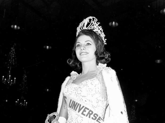 Iêda Maria Vargas of Brazil shined in a detailed gown after being crowned in 1963.