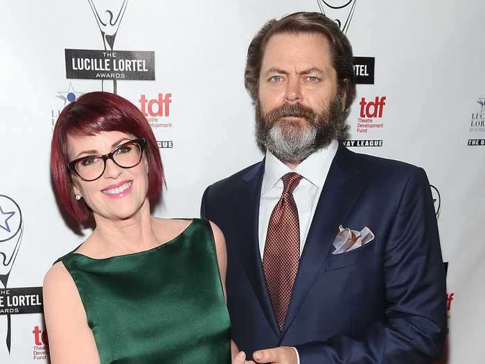 Megan Mullally and Nick Offerman said they weren