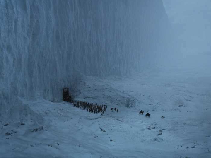 This final scene shows Jon Snow and a new tribe of Free Folk starting a new life in the safety beyond the Wall.