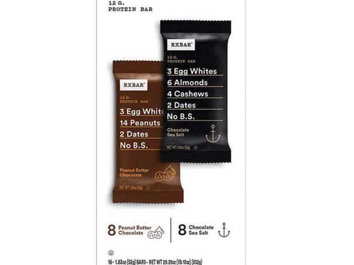 Costco also sells large boxes of RXBars, which Sakaida says are very popular.