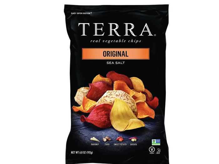 Terra vegetable chips are a great alternative to a regular potato chip.