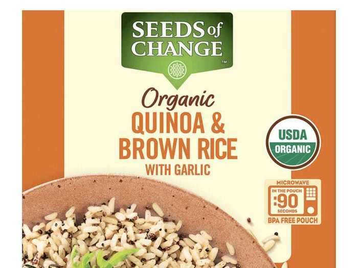 The Seeds of Change brand of quinoa and brown rice makes for a quick and easy side.