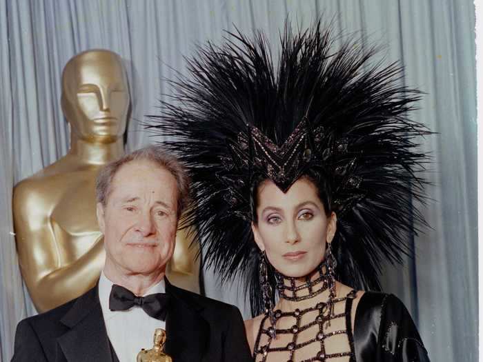 In 1986, Cher made headlines in this showgirl-inspired ensemble at the Academy Awards.