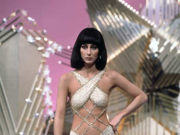 In 1975, Cher began her own variety show and wore this stellar look in an episode.