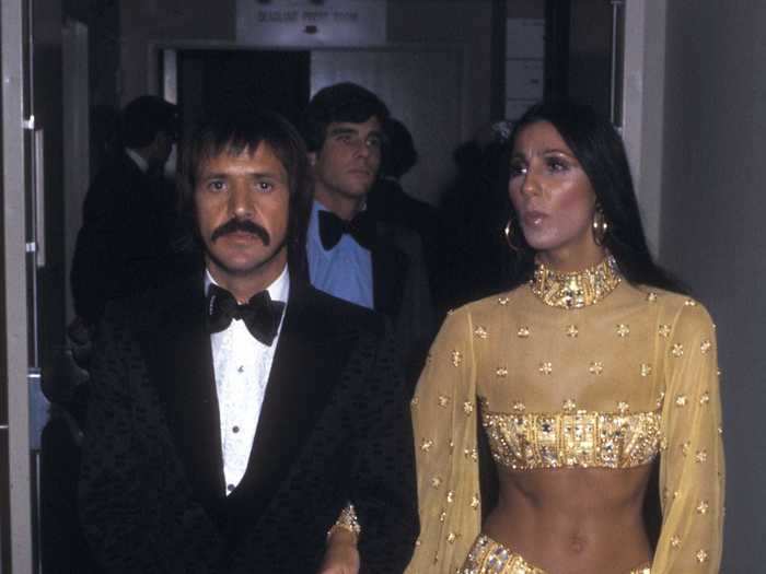 Cher wore another two-piece gown to the 1973 Academy Awards.