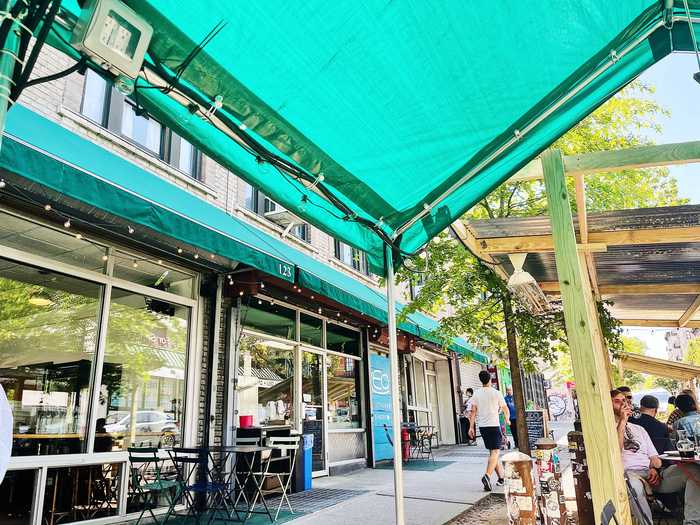 Outdoor dining has become a flourishing business model in Williamsburg.