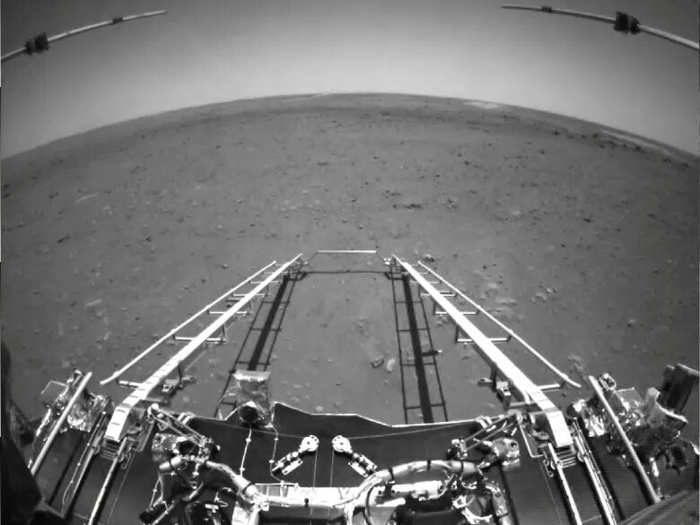 Chinese rover sent back its first photos Mars