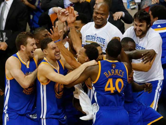 The Warriors and Cavs met in the 2015 Finals, with the Warriors winning the series in six games over the short-handed Cavaliers.