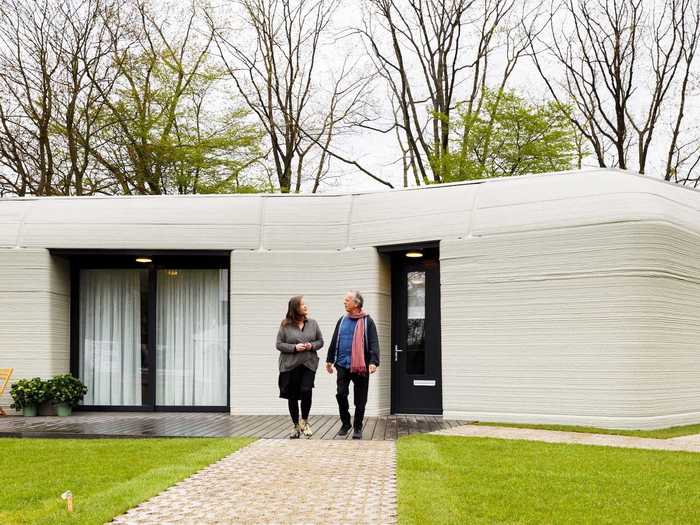 On April 30, a Dutch couple began calling a 3D printed concrete house their home.