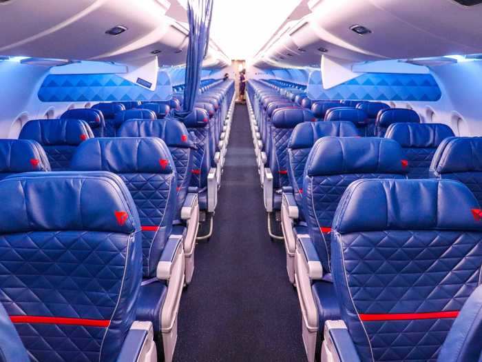 Narrow-body aircraft were the hardest on which to get an upgrade when Delta was blocking seats as half of the seats in the cabin were blocked off. A 16-seat cabin became an eight-seat cabin. But now, all seats are up for grabs.