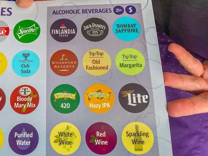 A greater selection of alcoholic beverages was also on offer. I could choose from beers, wines, liquors, and even canned mixed drinks.