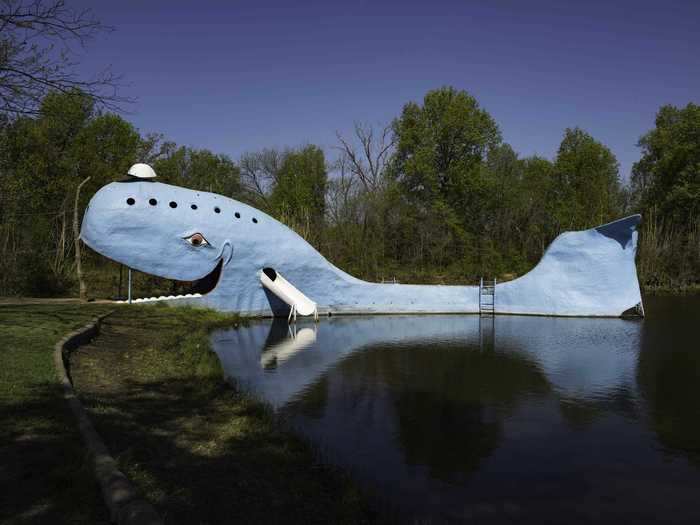 OKLAHOMA: The Blue Whale of Catoosa in Catoosa