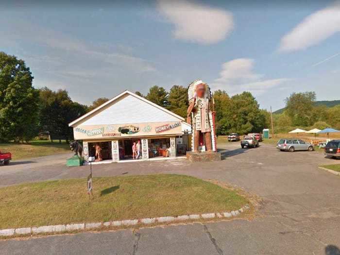 MASSACHUSETTS: Largest Native American Statue in Shelburne Falls