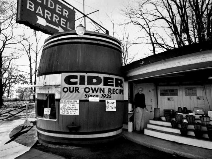 MARYLAND: Giant Cider Barrel in Germantown