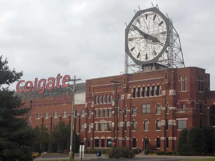 INDIANA: Colgate Clock in Clarksville