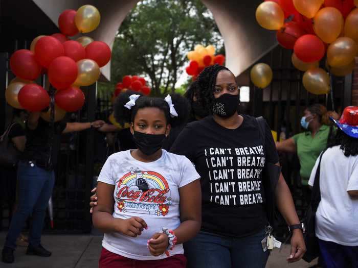 In Houston, where Floyd was raised, a tribute was held to honor Floyd.