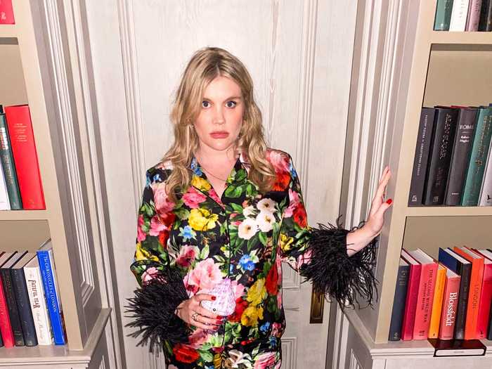 Emerald Fennell wore the nicest set of pajamas we