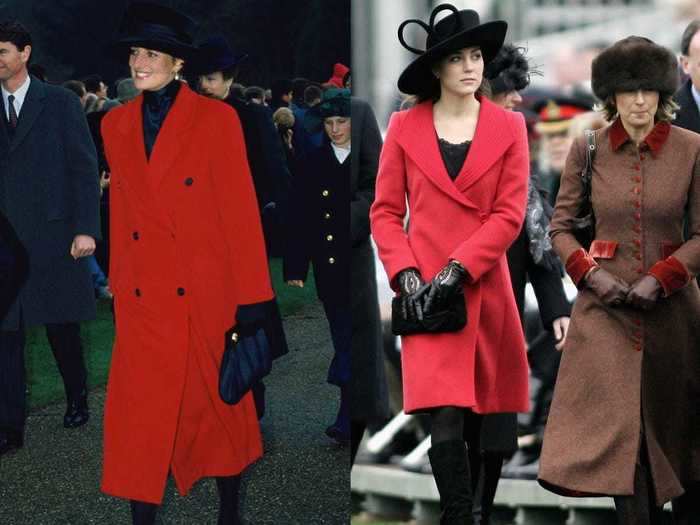 In 2006, for example, Kate Middleton emulated an outfit Princess Diana wore approximately 13 years earlier.