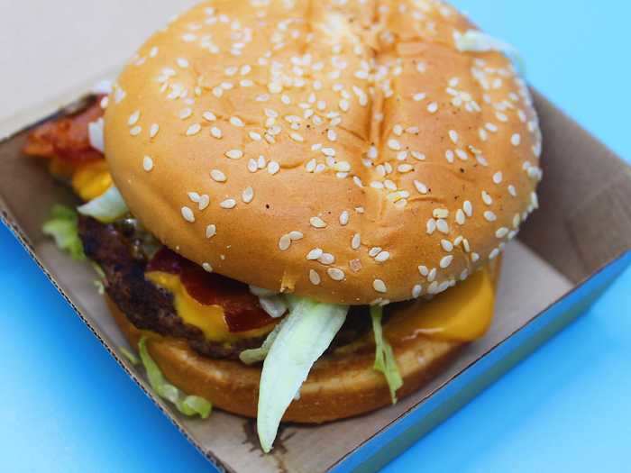 The Quarter Pounder came on a fluffy sesame seed bun.