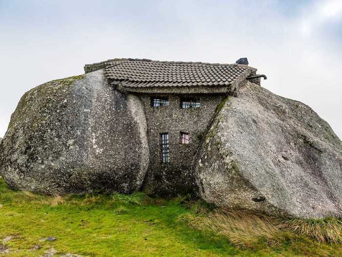 The curious building, which is in Montanhas de Fafe in northern Portugal, was initially a residence but is now used as a museum.