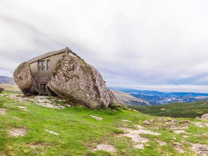 From afar, Casa do Penedo simply looks like a giant boulder sitting on Portugal