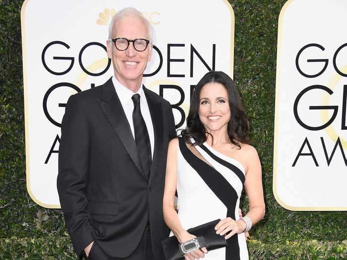 Julia Louis-Dreyfus and husband Brad Hall live in an energy-efficient beach house that they renovated in 2003.