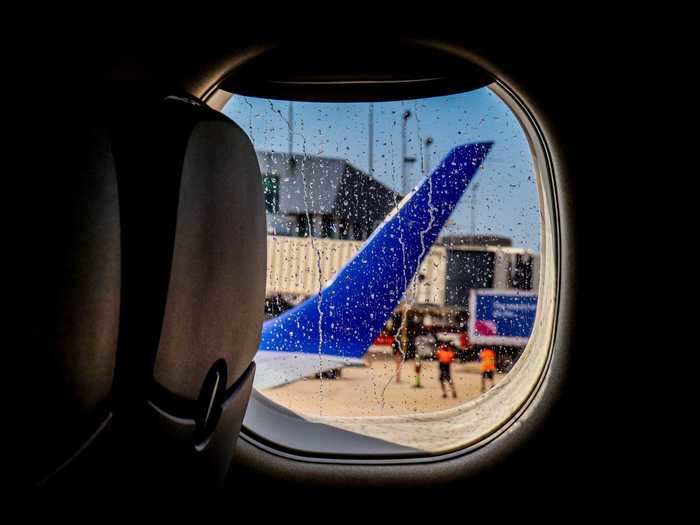 After all were settled, the boarding door was closed and we pushed back for an on-time departure. Tampa International Airport gave Breeze a water cannon salute to send the first flight off, and then it was on to Charleston.