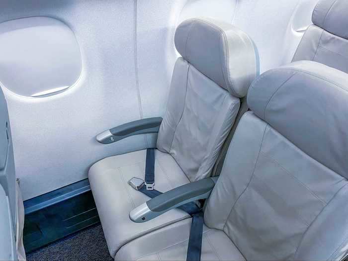 The first five rows of the aircraft, as well as the exit row, feature between 34 and 39 inches of pitch, depending on the row. Breeze calls these seats "nicer" seats.