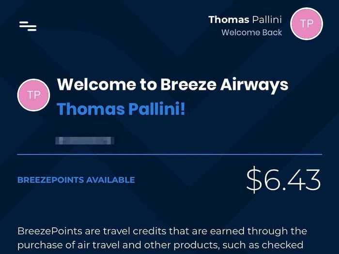 The Breeze app itself is very intuitive but there were some glitches. Users, including myself, reported not being able to book flights or check-in via the app.