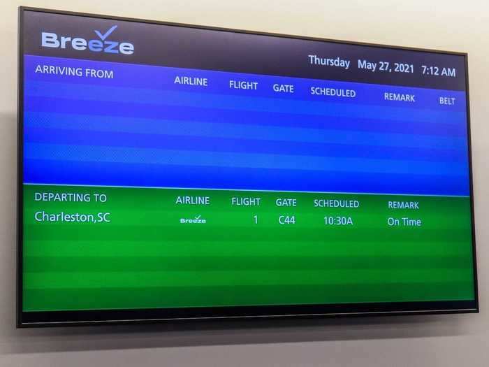 Breeze chose Tampa, Florida as its main from which to start flights. A total of 10 routes are planned for the city to destinations like Charleston, South Carolina; Tulsa, Oklahoma; and Louisville, Kentucky.