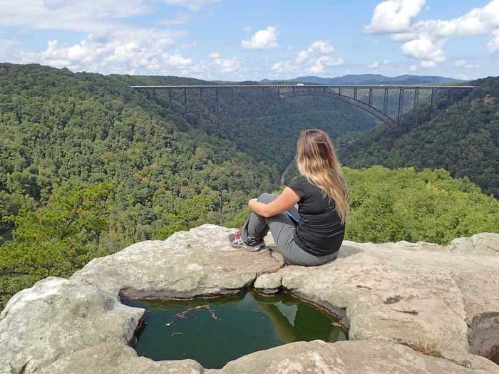 With nine camping sites, 13 miles of bike paths, 53 miles of river, and over 100 miles of hiking trails, there is no shortage of outdoorsy things to do in the park.