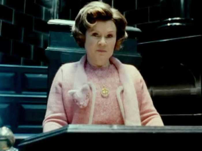 The last time Umbridge is shown, she