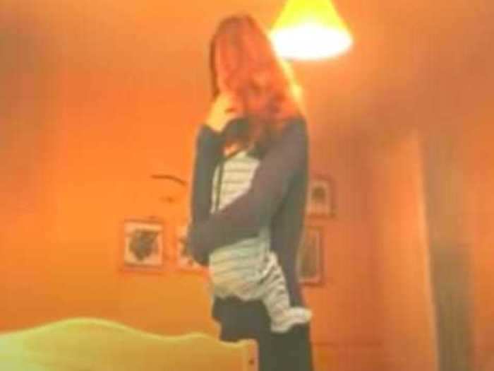 Lily Potter is wearing Muggle clothes for her first on-screen appearance.