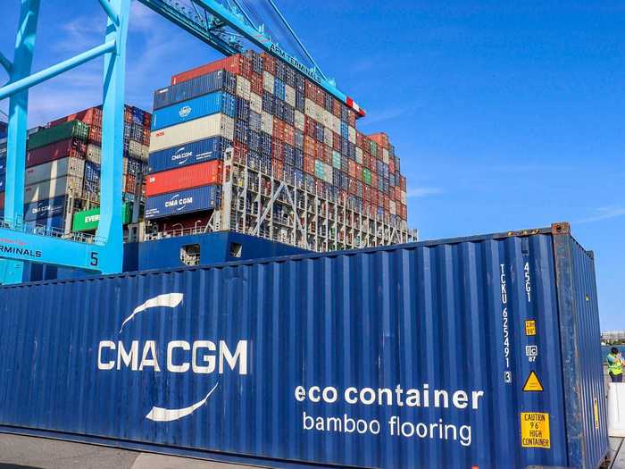 The port has been seeing a steady stream of larger and larger ships ever since. The CMA CGM Brazil broke the port