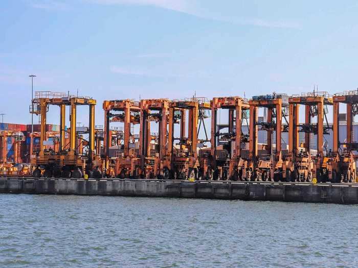 Handling the containers are port workers known as longshoremen. The union positions are highly sought after thanks to good pay and benefits.