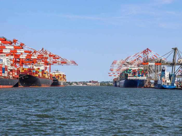 Just like an airport, this port has its own privately-owned terminals where containers are loaded and unloaded from ships. The north side of the Elizabeth Channel, for example, is home to Port Newark Container Terminal while the south side is home to Maher Terminals.