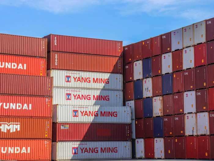 Containers are cheap enough to buy at a cost of around $3,500 apiece. Tens of millions of these containers could be found across the world from the decks of container ships to the backs of trucks and to ports like this one.