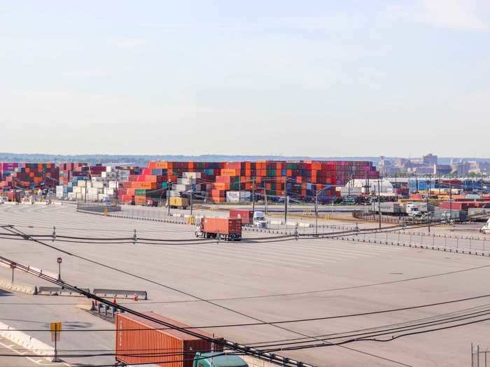 Now, one ship can visit multiple ports, picking up and dropping off containers as it goes.