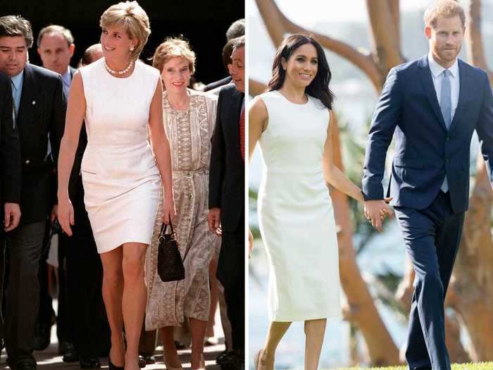 In October 2018, Markle mirrored Diana