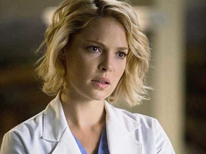 Katherine Heigl played Dr. Izzie Stevens, a bubbly surgical resident, for six seasons.