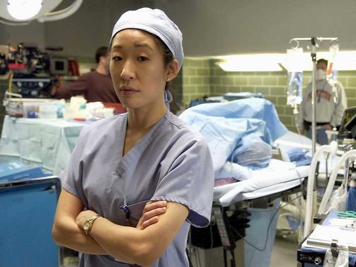 Sandra Oh played Dr. Cristina Yang, an ambitious cardiothoracic surgeon, for 10 seasons.