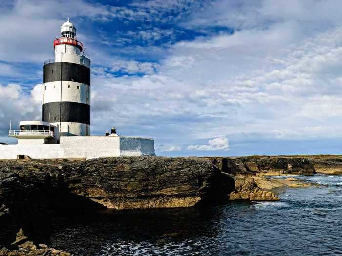 Hook Lighthouse in Ireland was built 800 years ago.