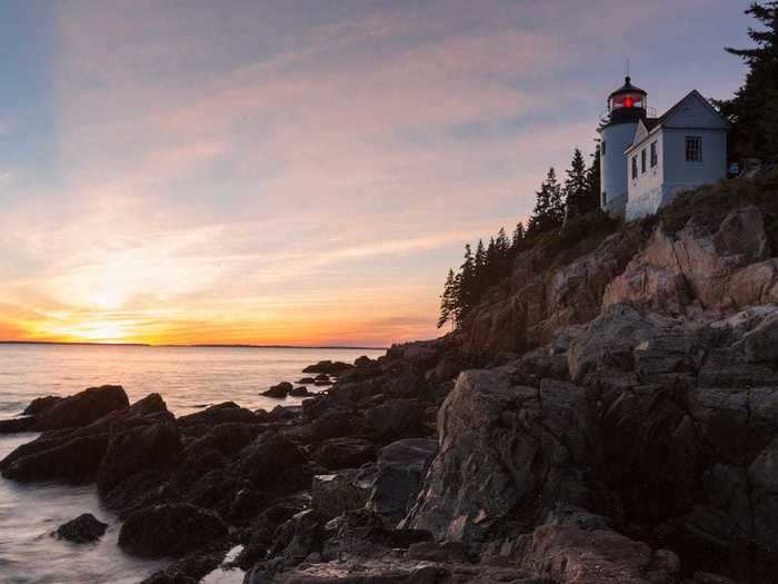 Bass Harbor Head Light in Maine was added to the National Register of Historic Places in 1988.