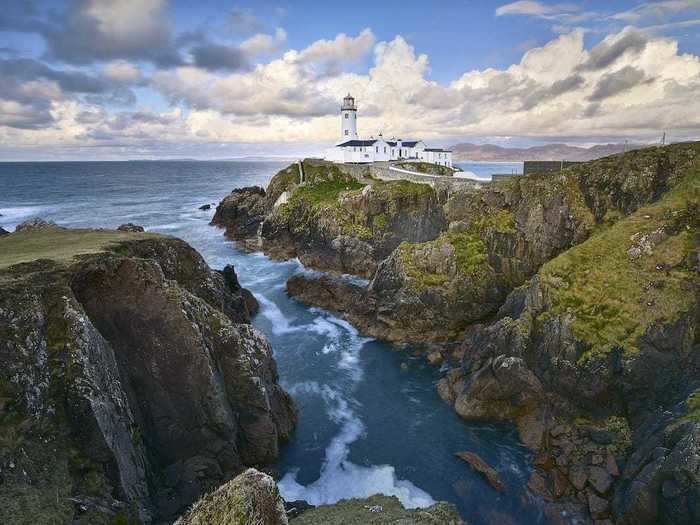 Fanad Lighthouse in Ireland was built in 1817 following a deadly ship wreckage five years earlier.