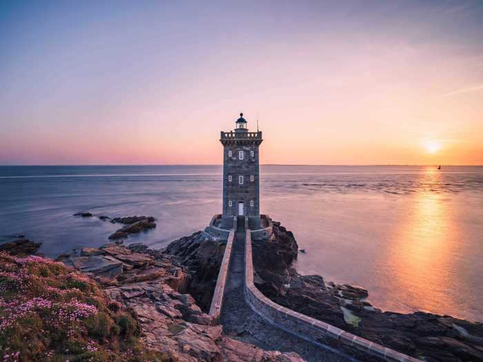 Kermorvan Lighthouse is an active lighthouse on the easternmost point of France.